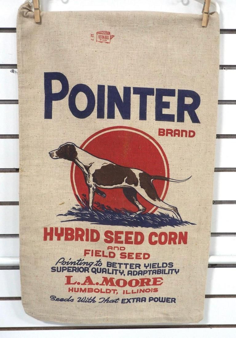 Lot 1036: Pointer Hybrid Seed Corn seed bag