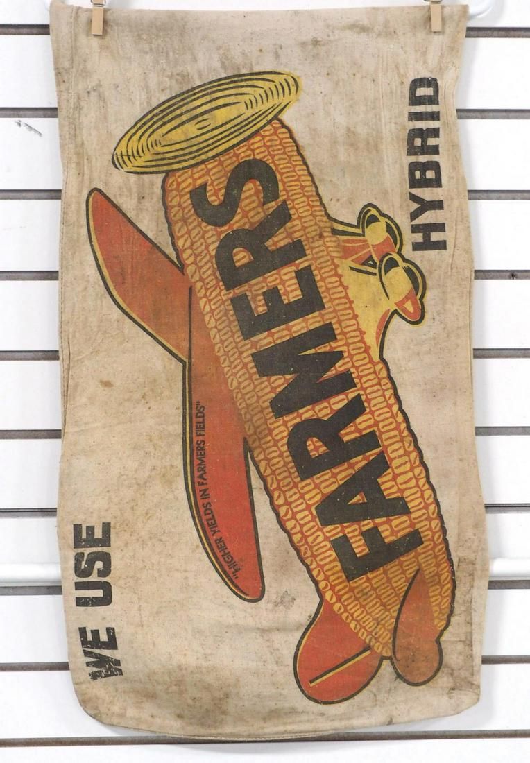 Lot 1060: Farmer's Hybrid seed bag