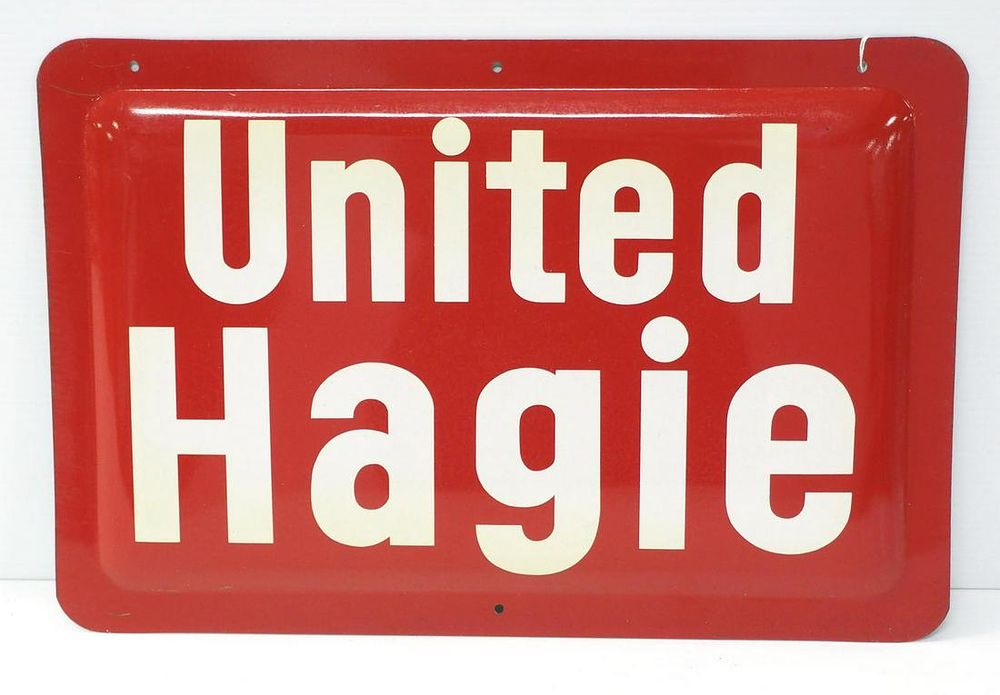 Lot 1119: United Hagie sign