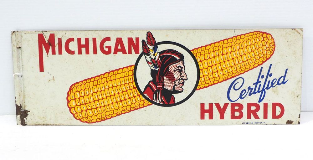 Lot 1206: Michigan Certified Hybrid sign