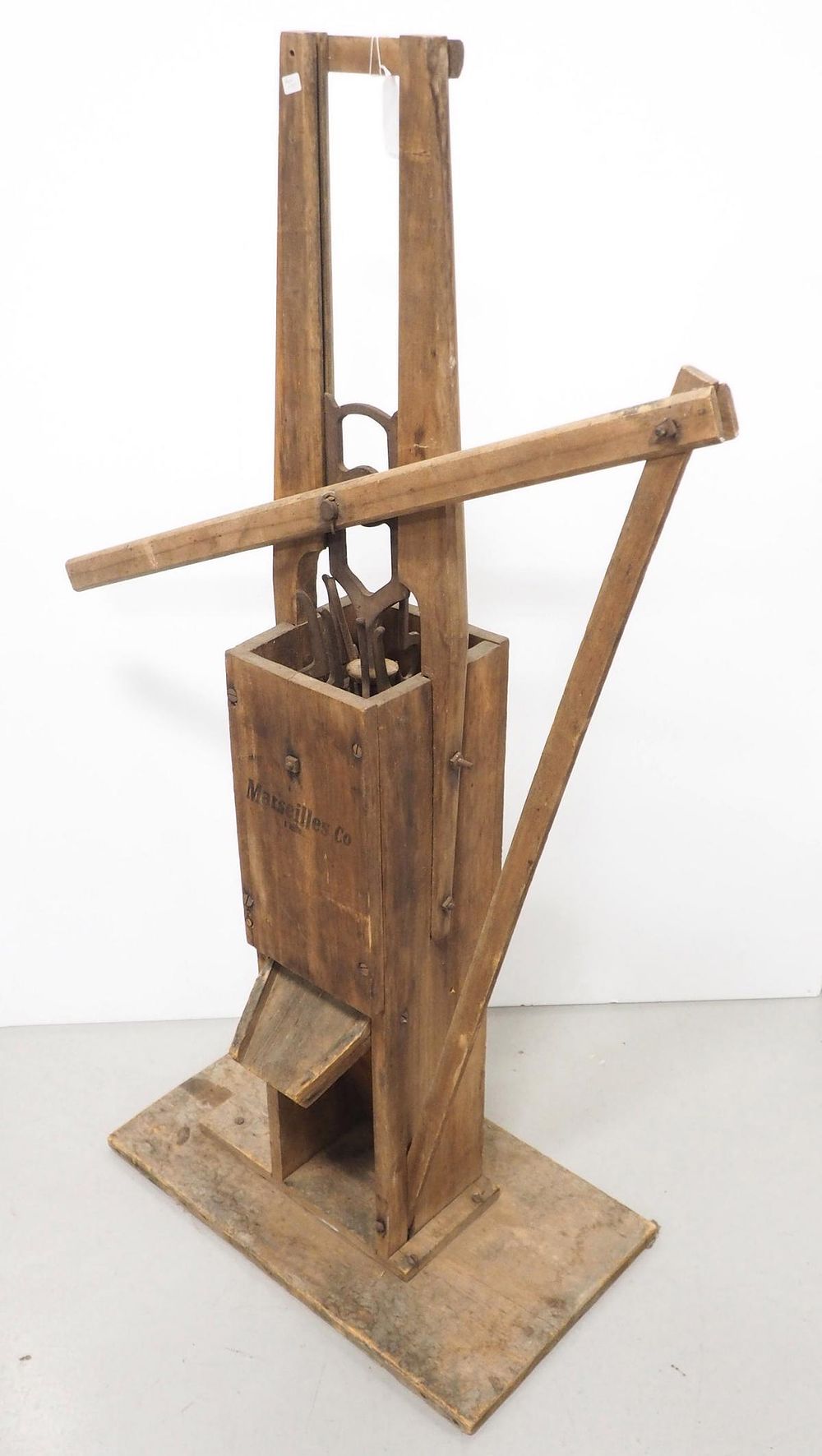 Lot 1239: Early primitive plunger-type corn sheller