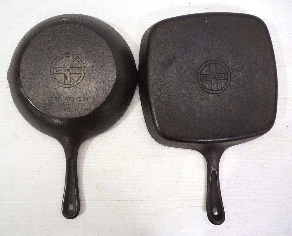 Lot 2755: (2) Griswold cast iron Skillets