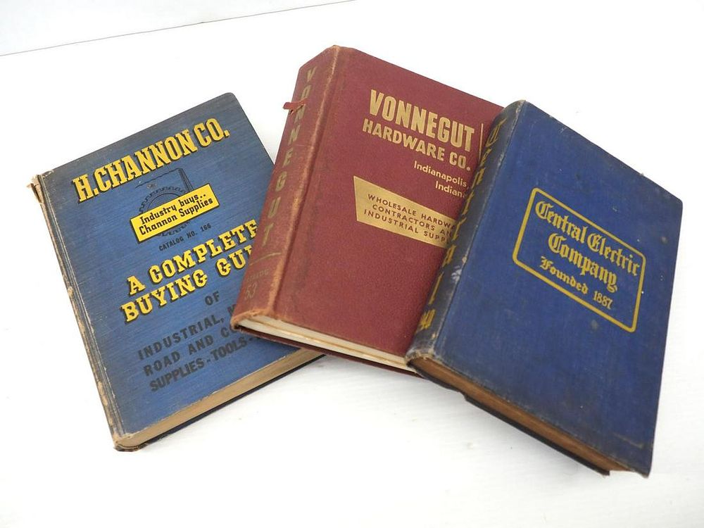 Lot 4025: (3) Tool Catalogs