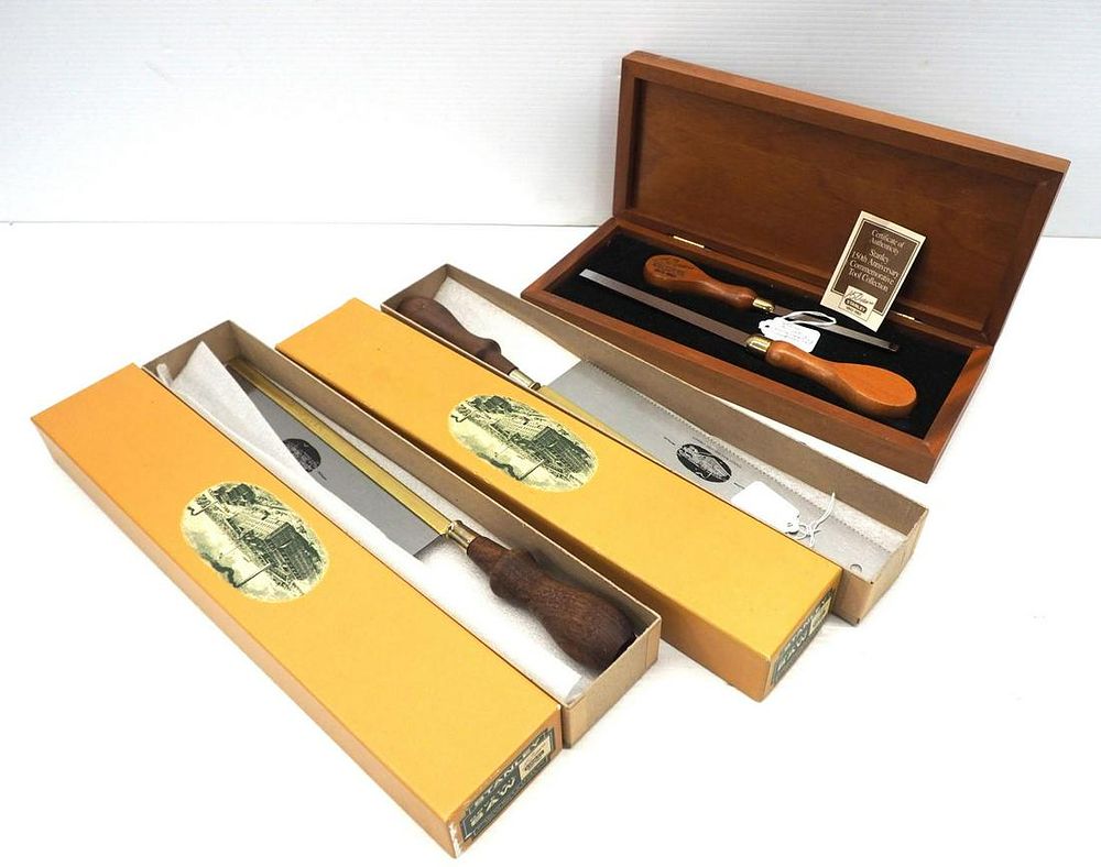 Lot 4102: (3) Stanley 150th Anniversary Tools