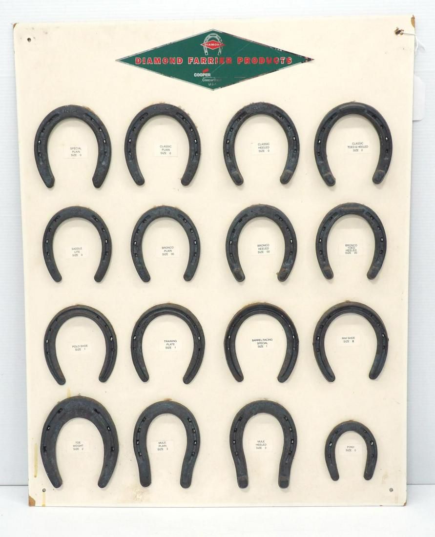 Lot 4327: Horseshoe Product Display