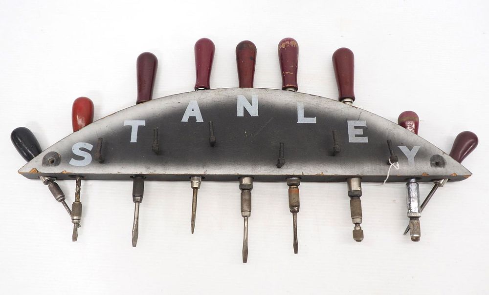 Lot 4384: Stanley Screw Driver Display