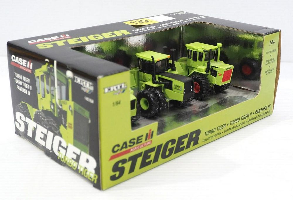 Lot 139: 1/64 scale Ertl 3pc Steiger Set