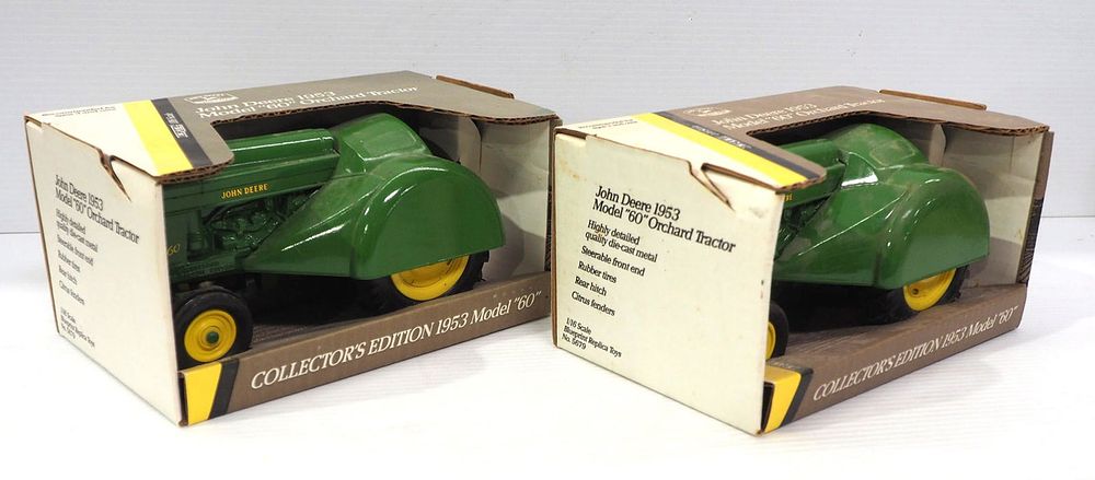 Lot 155: (2)  Ertl John Deere 60 Orchards