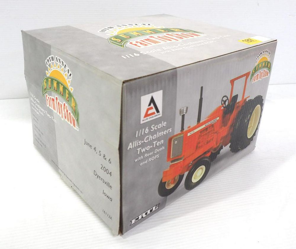 Lot 187: Allis Chalmers Two Ten with Rear Deals & ROPS