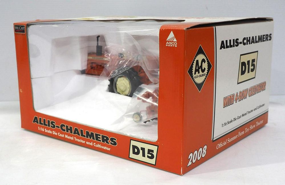 Lot 253: Allis Chalmers D-15 with 4 Row Cultivator