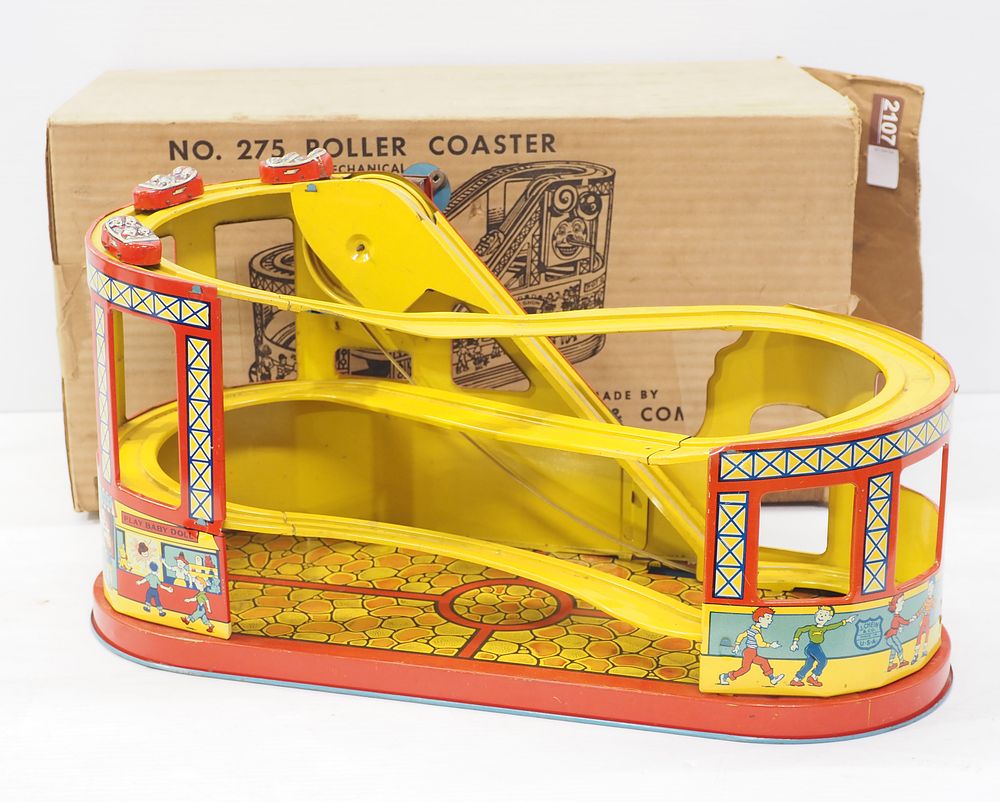 Lot 2107: J. Chein Roller Coaster No.275 wind-up