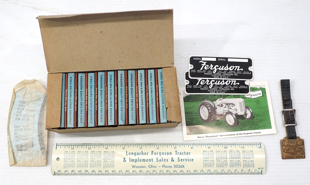 Lot 2274: Ferguson tractor advertising items