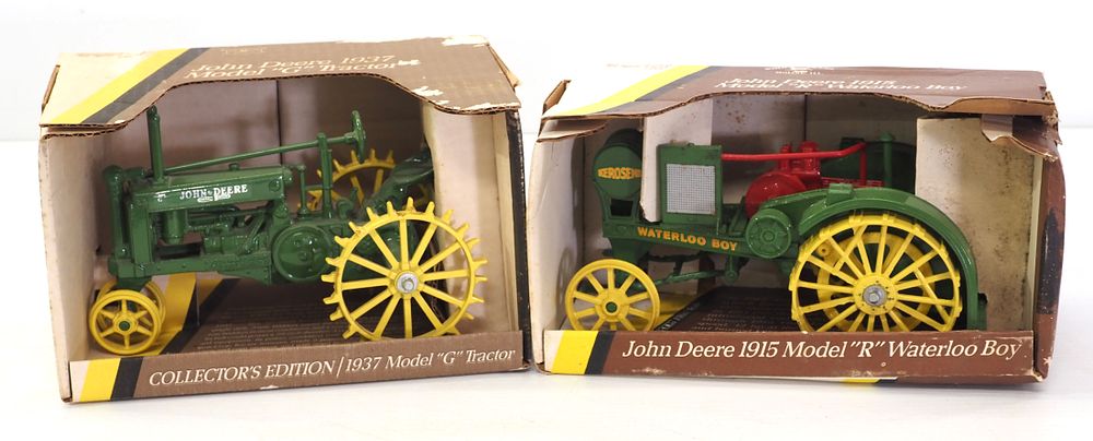 Lot 2311: (2) Ertl John Deere tractors in boxes