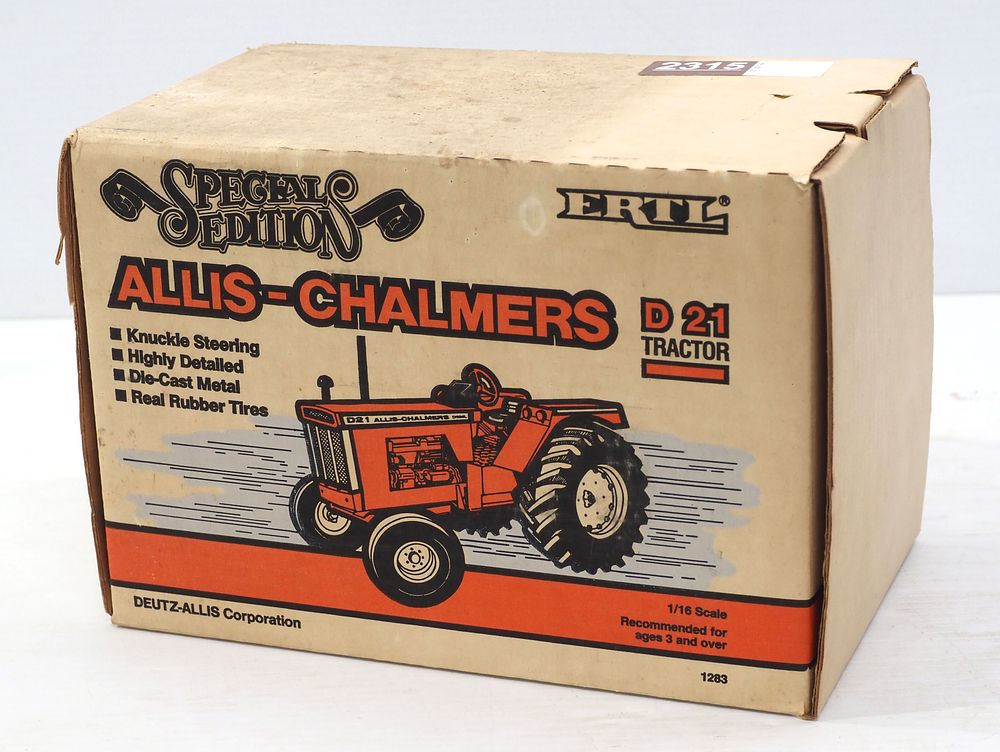 Lot 2315: Ertl Allis Chalmers D21 Special Edition