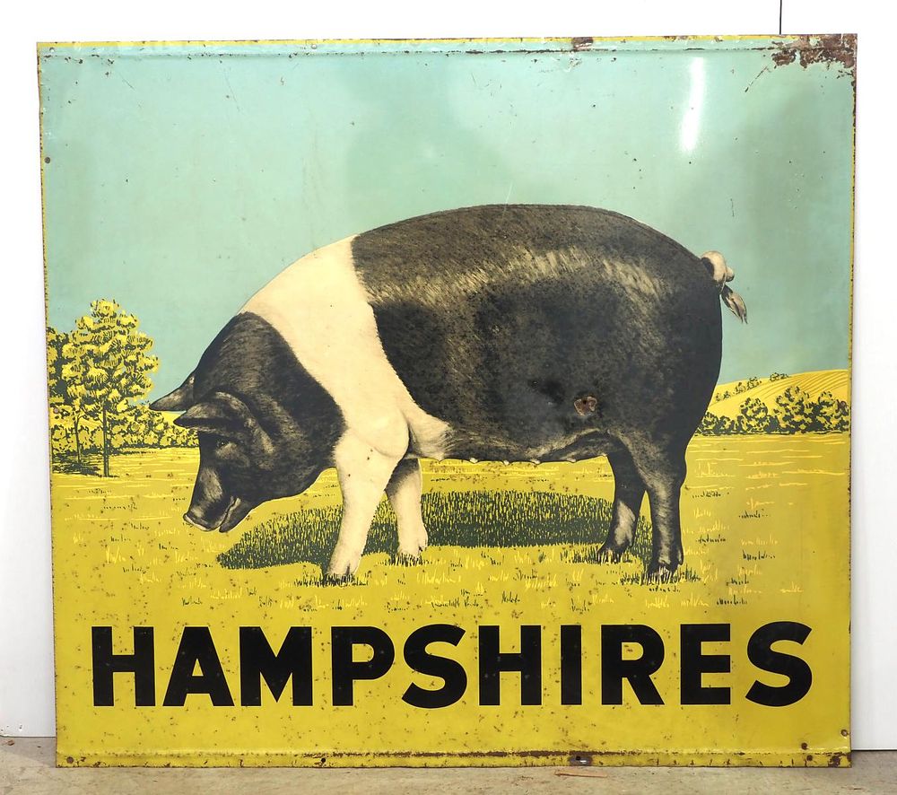 Lot 338: Hampshires sign