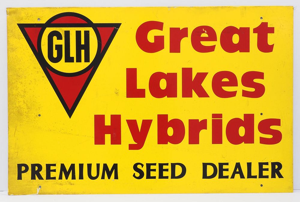 Lot 634: Great Lakes Hybrids Premium Seed Dealer sign