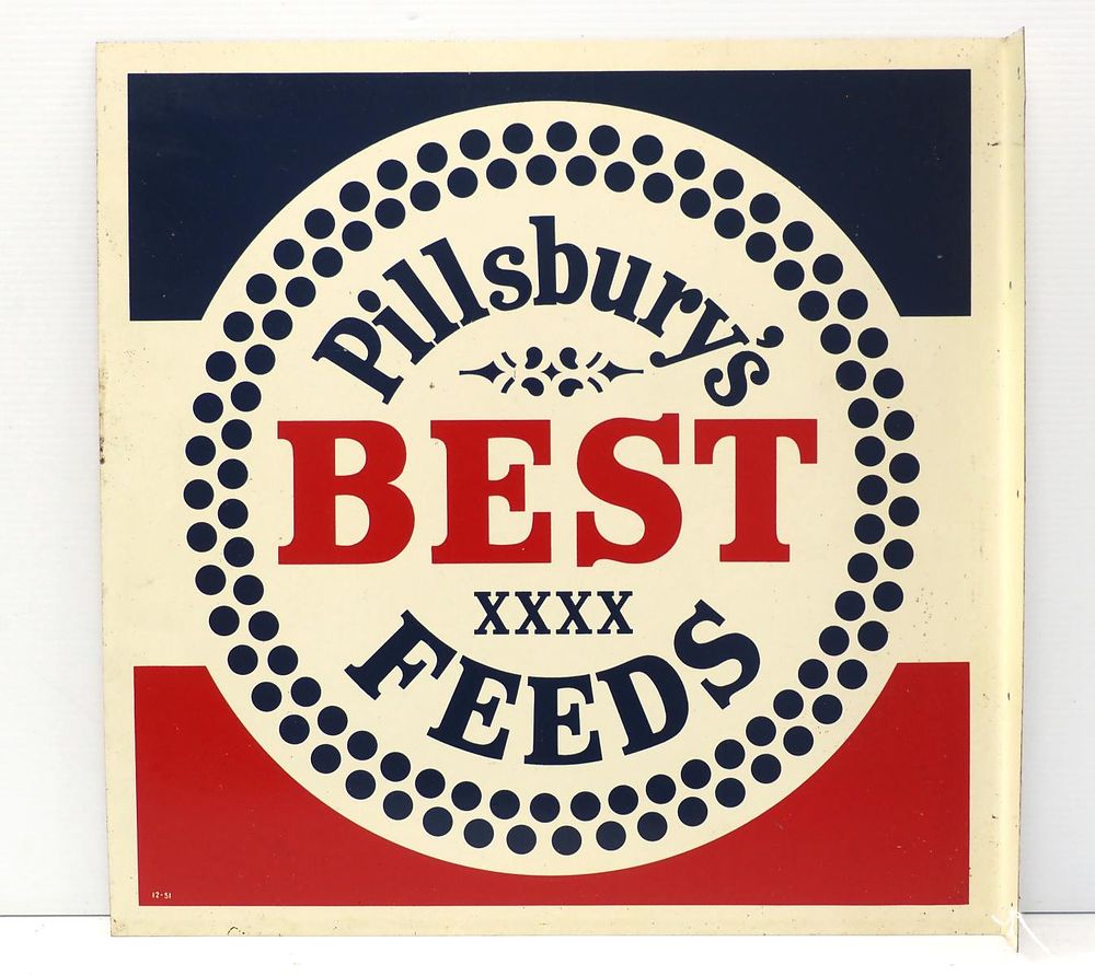 Lot 647: Pillsbury's Best Feeds sign
