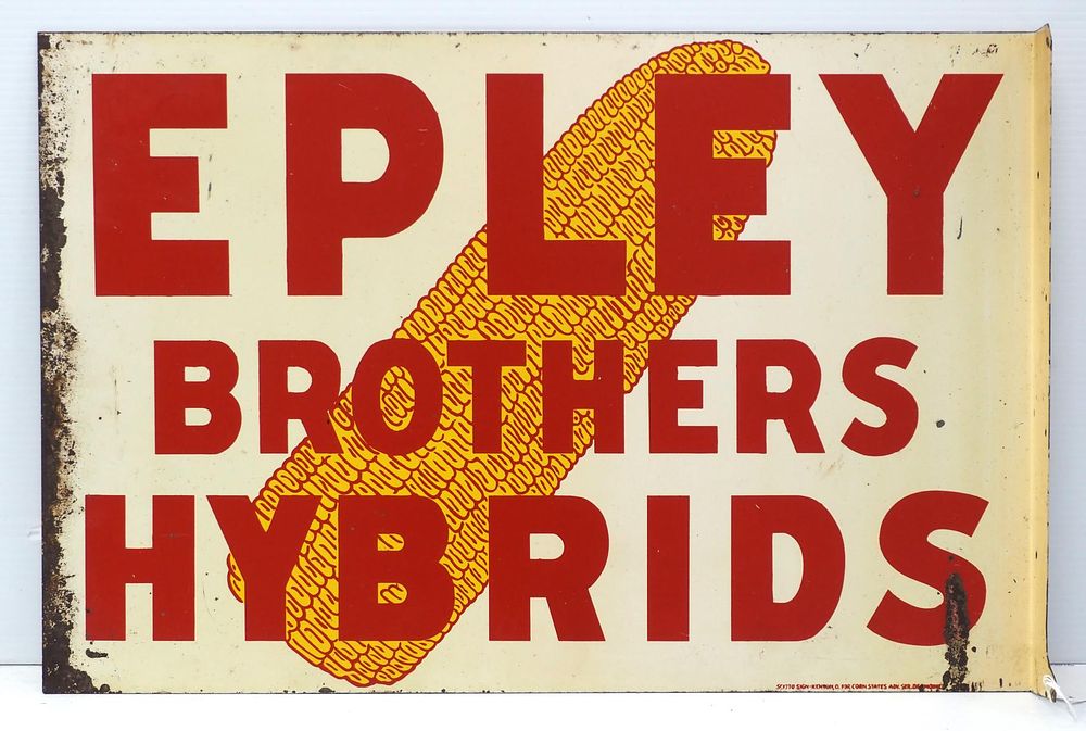 Lot 648: Epley Brothers Hybrids sign