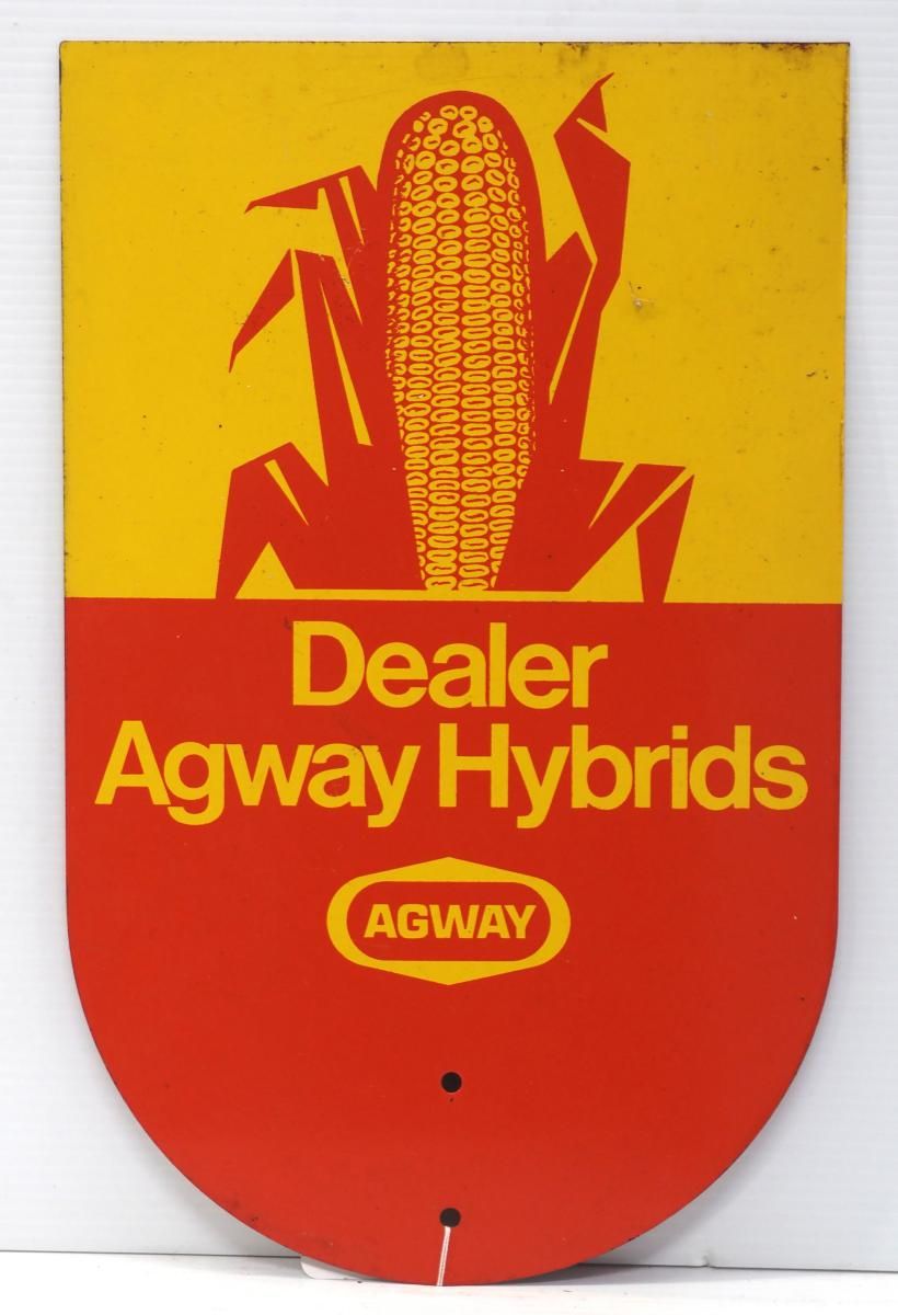 Lot 672: Agway Hybrids Dealer sign