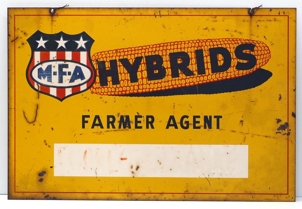 Lot 748: M-F-A Hybrids dealer sign