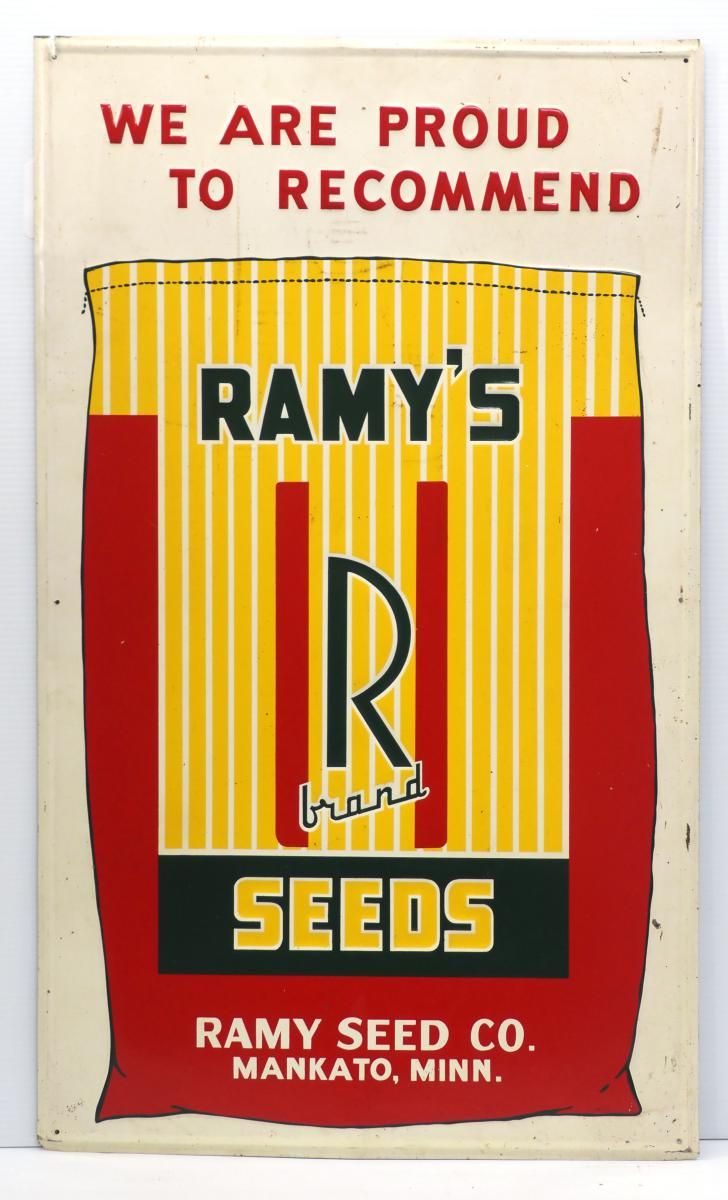 Lot 793: Ramy's Seeds, Mankato, Minn. Sign
