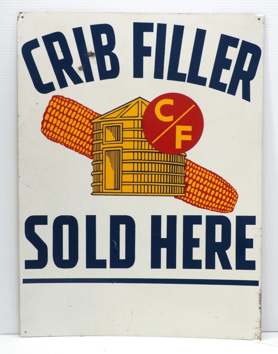 Lot 824: Crib Filler Sold Here sign