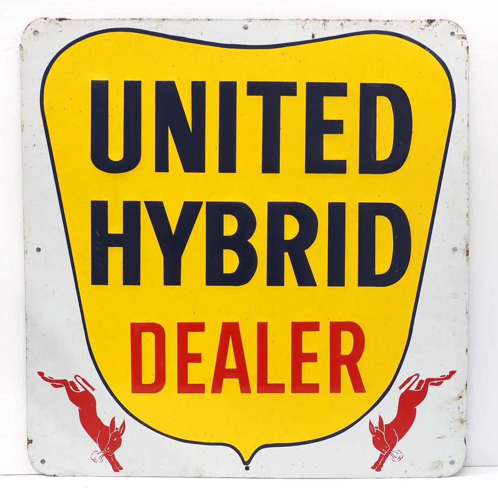Lot 883: United Hybrid Dealer sign