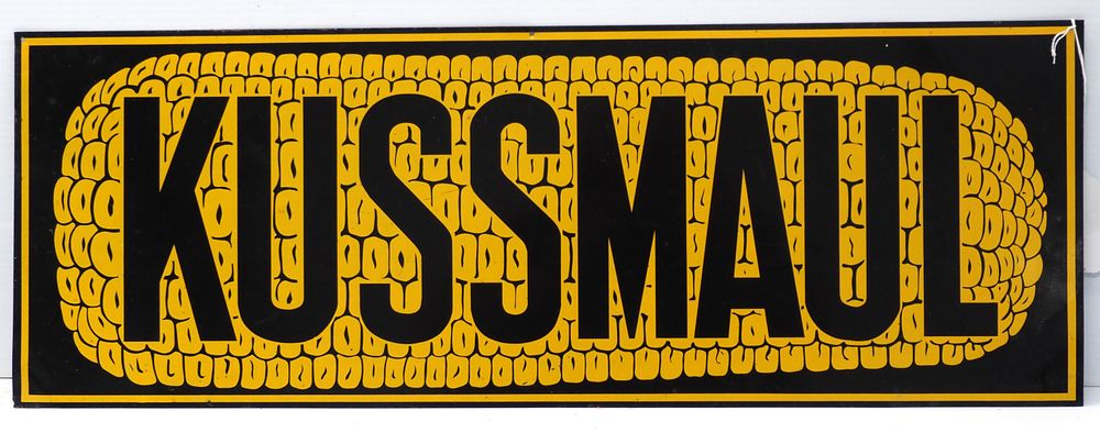 Lot 912: Kussmaul seed corn sign