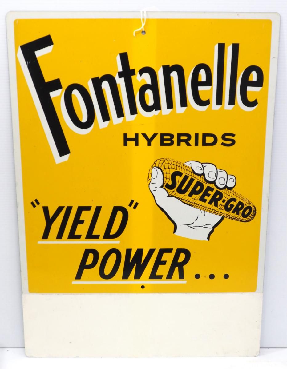 Lot 929: Fontanelle Hybrids "Yield" Power dealer sign