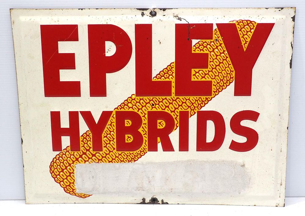 Lot 957: Epley Hybrids dealer sign