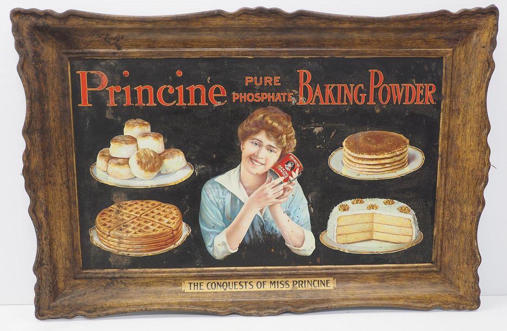 Lot 1355: Princine Baking Powder sign