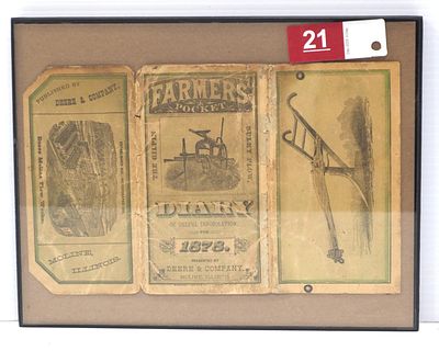 1878 Deere & Company Farmers Pocket Diary