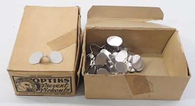 (2) Boxes of Optiks, attach to rooster beaks to prevent pecking eyes out