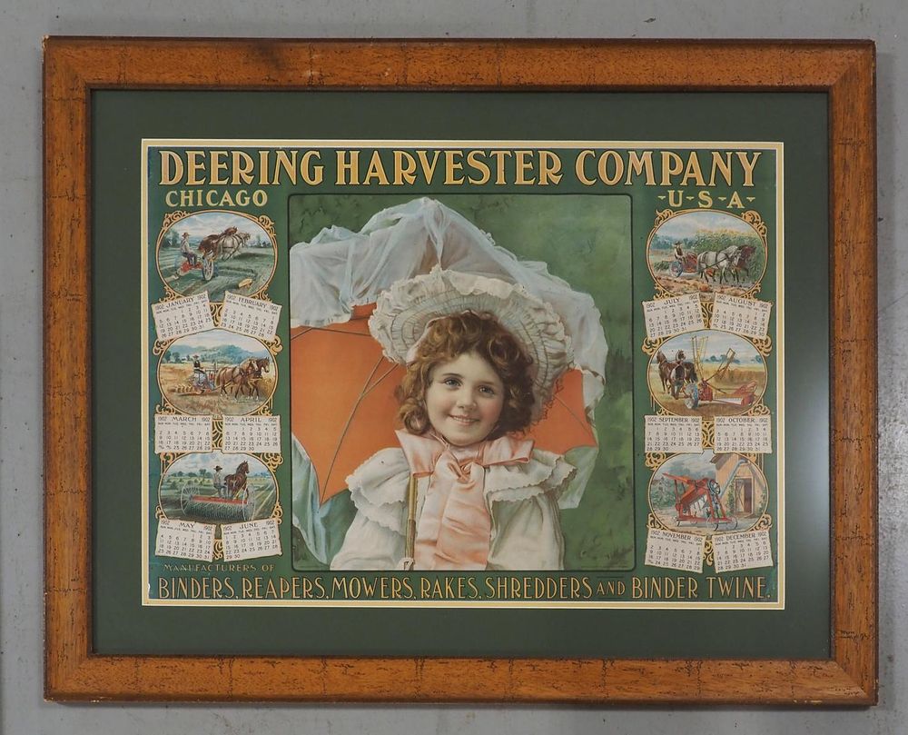 Lot 187: Deering Harvester Company lithograph
