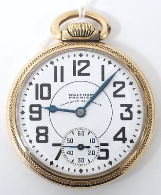 Waltham Van Guard 23J pocket watch, serial #30751745 - Very Good, works