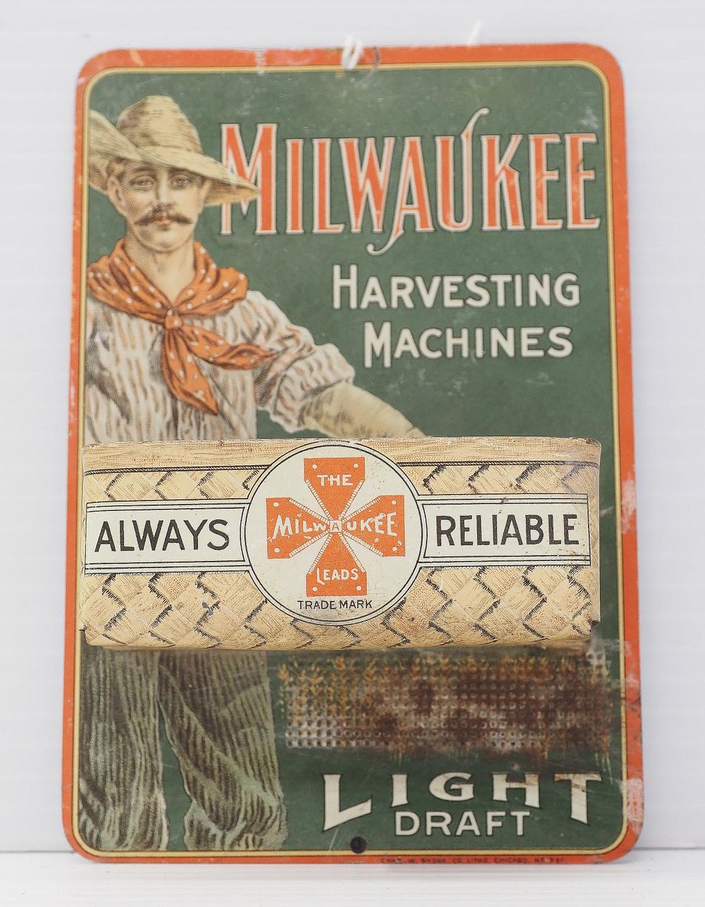 Lot 314: Milwaukee Harvesting Machines match safe