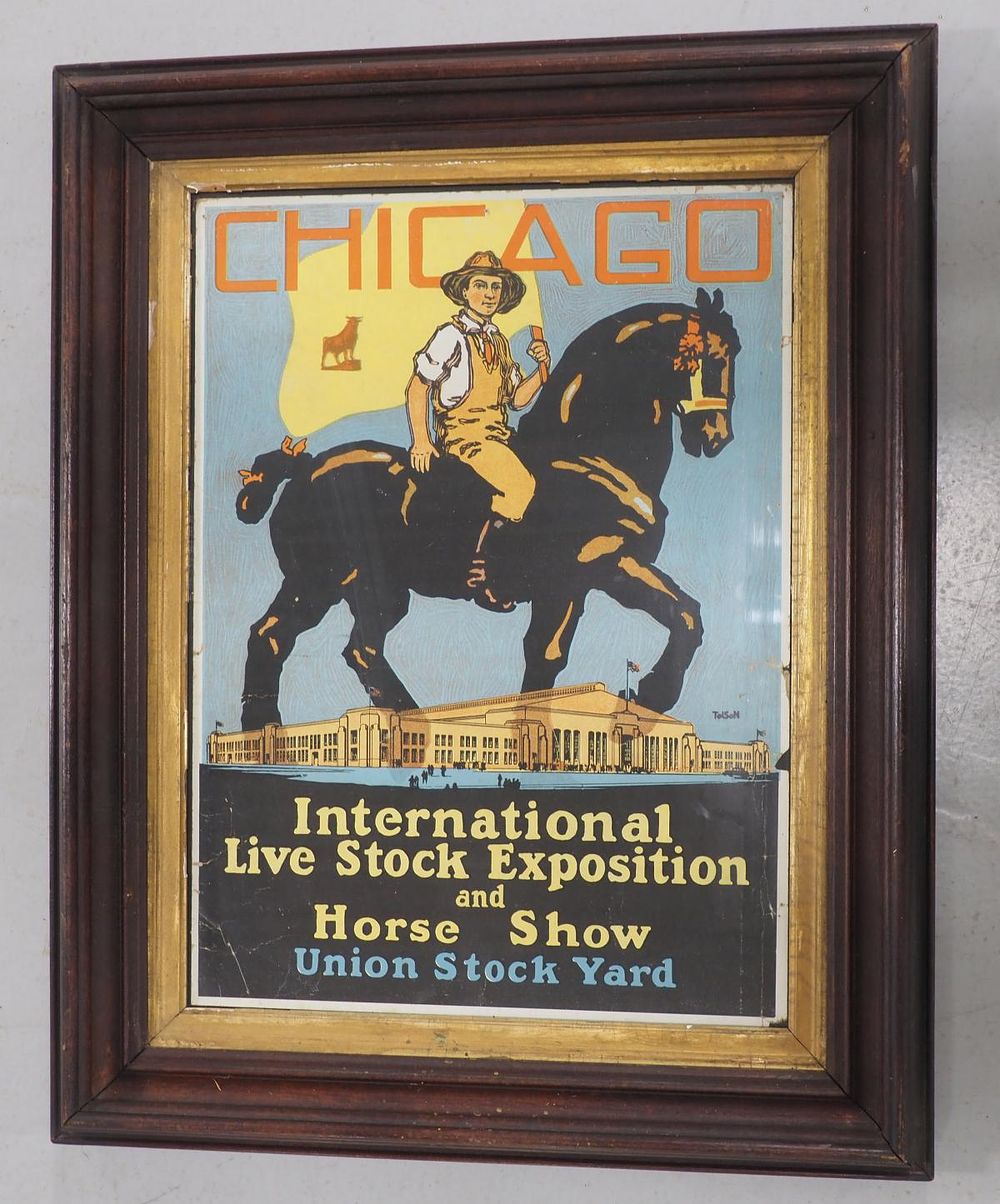 Lot 382: Chicago International Live Stock Exposition adv.