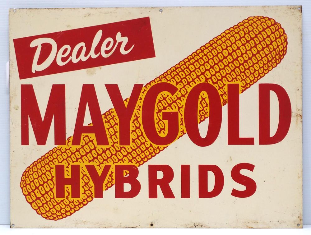 Lot 611: Maygold Hybrids Dealer sign