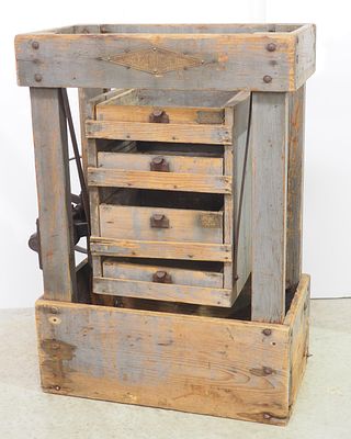 Flax dockage tester, 24"x13.5"x34"H * * Not eligible for in-house shipping, white glove options 