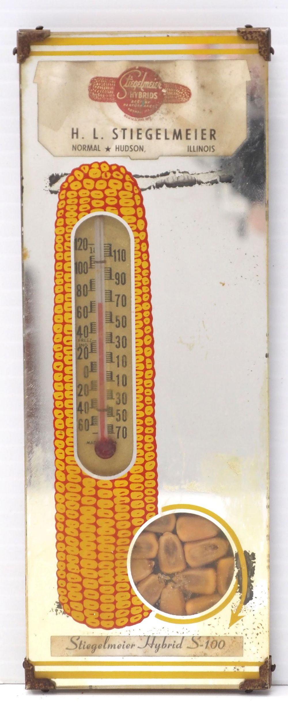 Lot 817: Stiegelmeier Hybrids mirrored thermometer