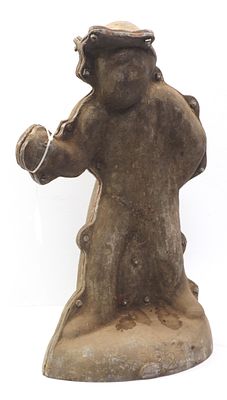 Jockey horse tie mold, 26"H * * Not eligible for in-house shipping, white glove options may be 