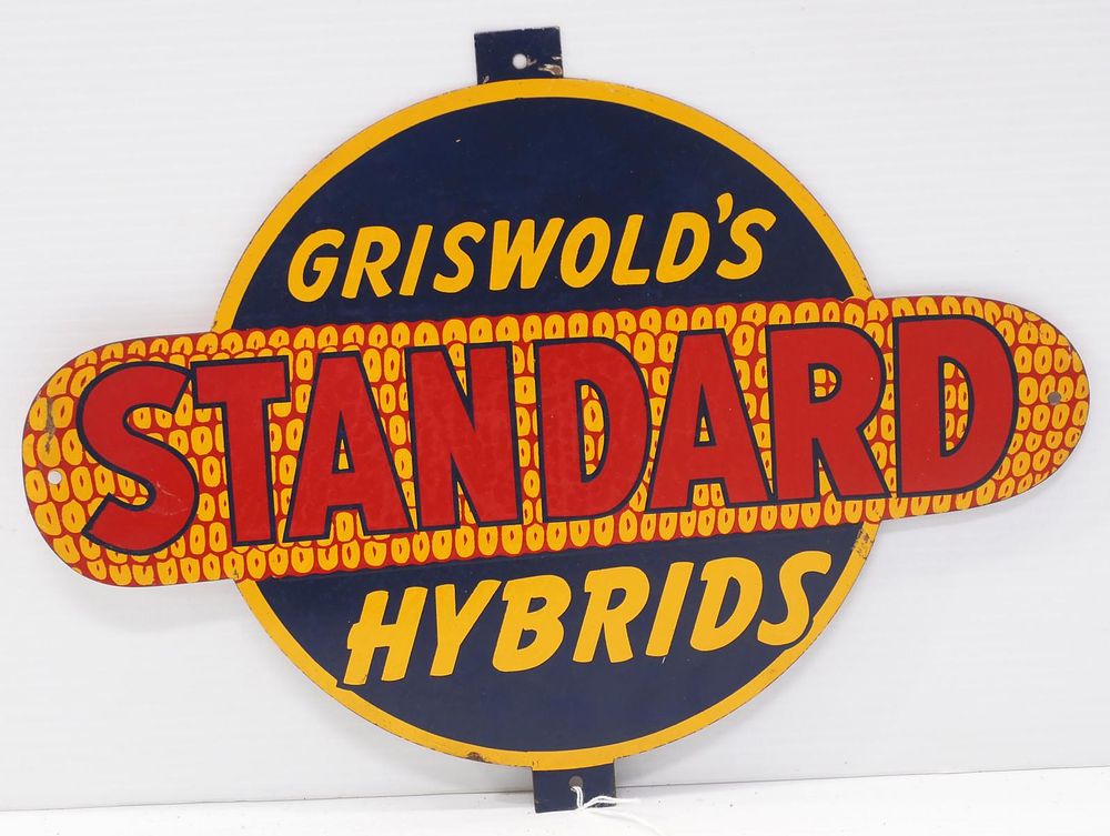 Lot 897: Griswold's Standard Hybrids sign