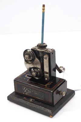 Peerless Pencil Whittler No.3 desktop pencil sharpener, 6"x5"x7"H - Good with some paint 