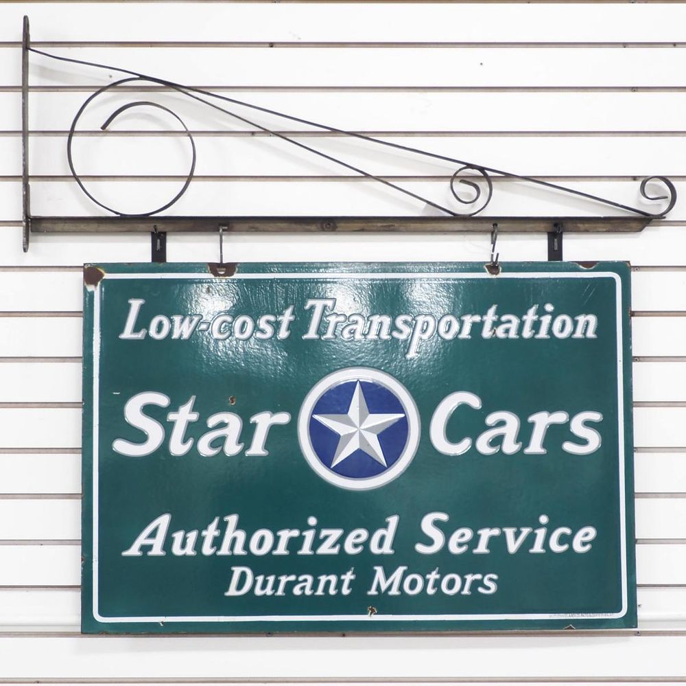 Lot 1226: Star Cars Authorized Service sign