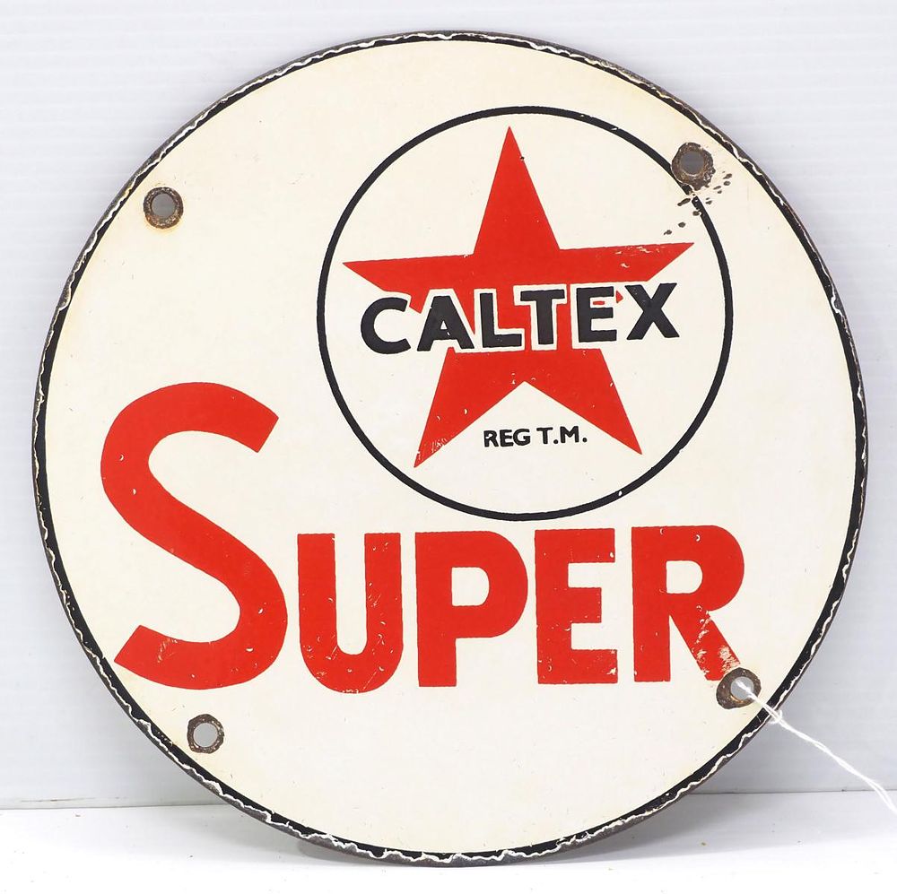 Lot 1300C: Caltex Super pump plate