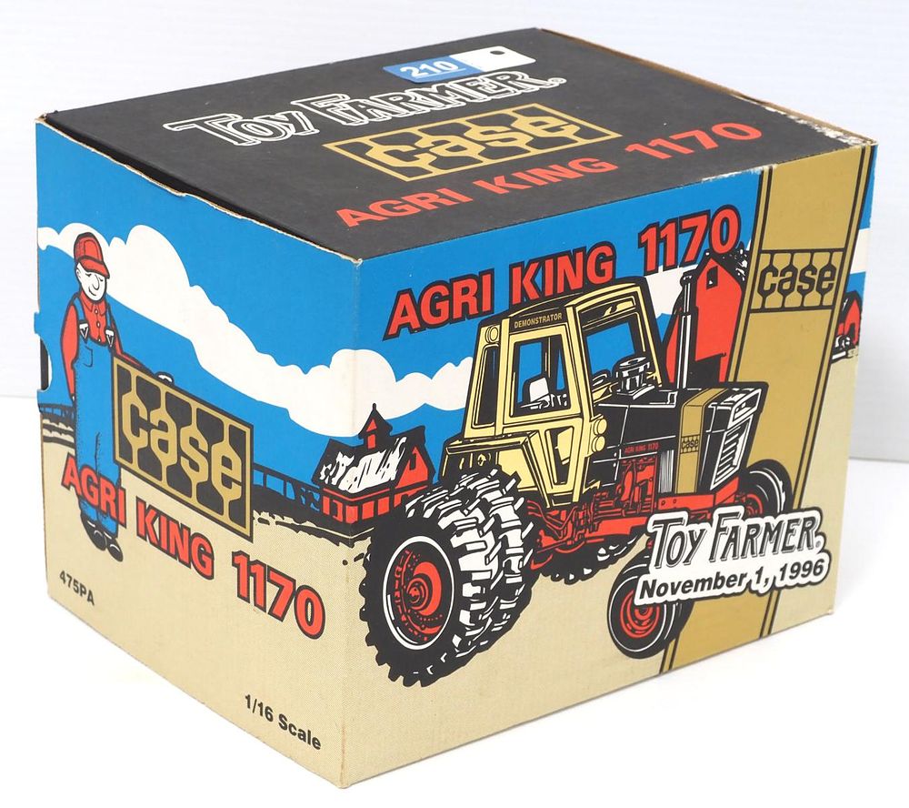 Lot 210: Ertl Case Agri King 1170 Demonstrater
