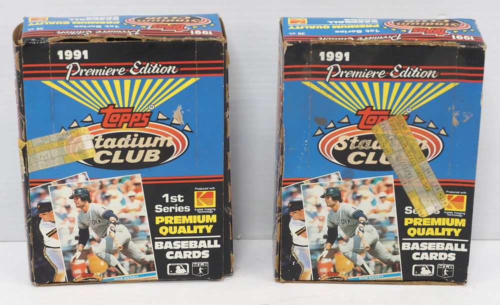 Lot 248: (72) 12-packs of unopened 1991 Topps Baseball Cards