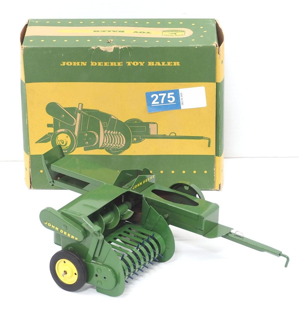 Lot 275: Eska John Deere baler with rough torn box