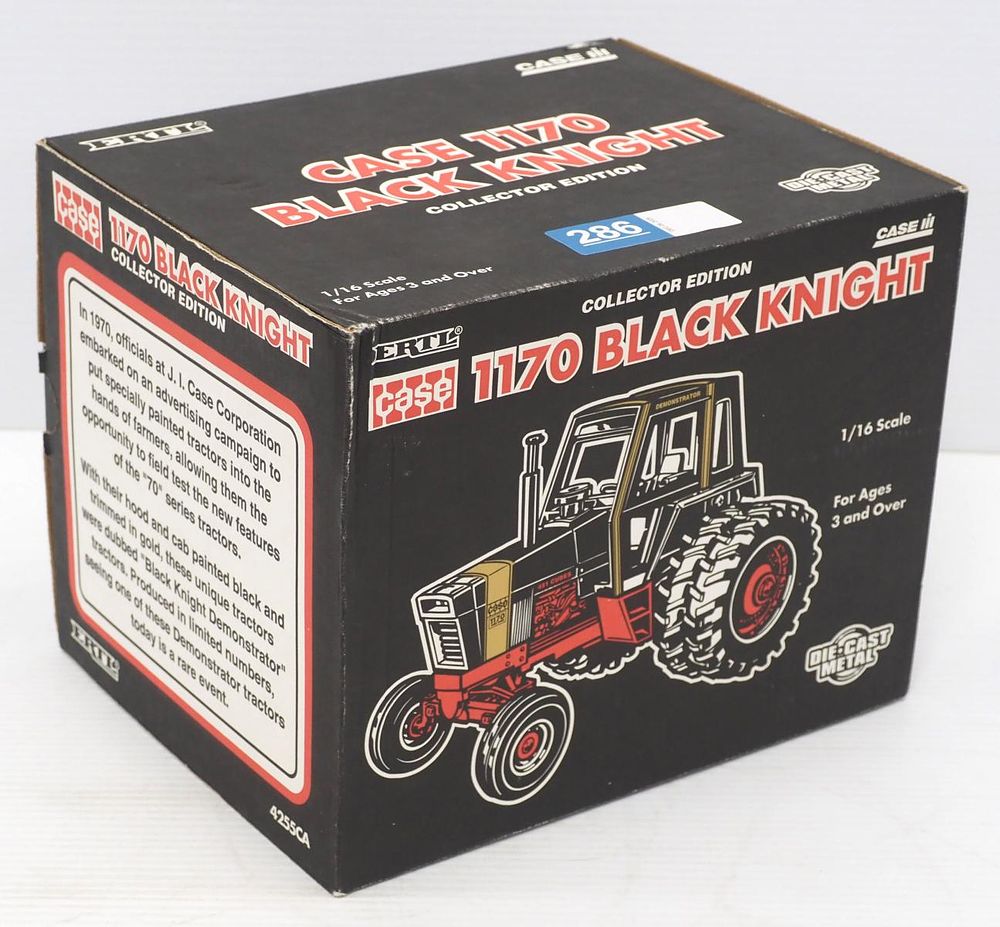 Lot 286: Ertl Case 1170 Black Knight
