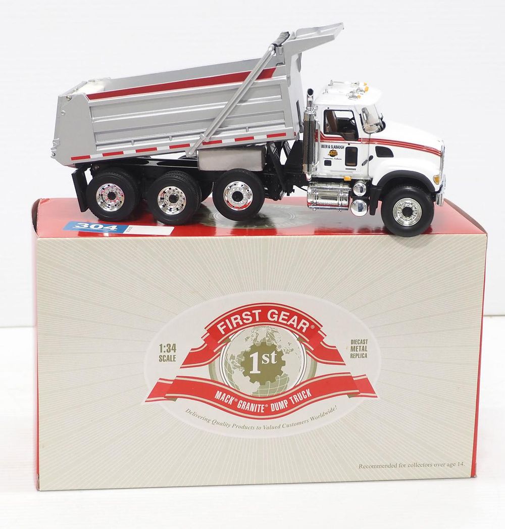 Lot 304: First Gear Mack Granite Dump Truck for Beer & Slabaugh